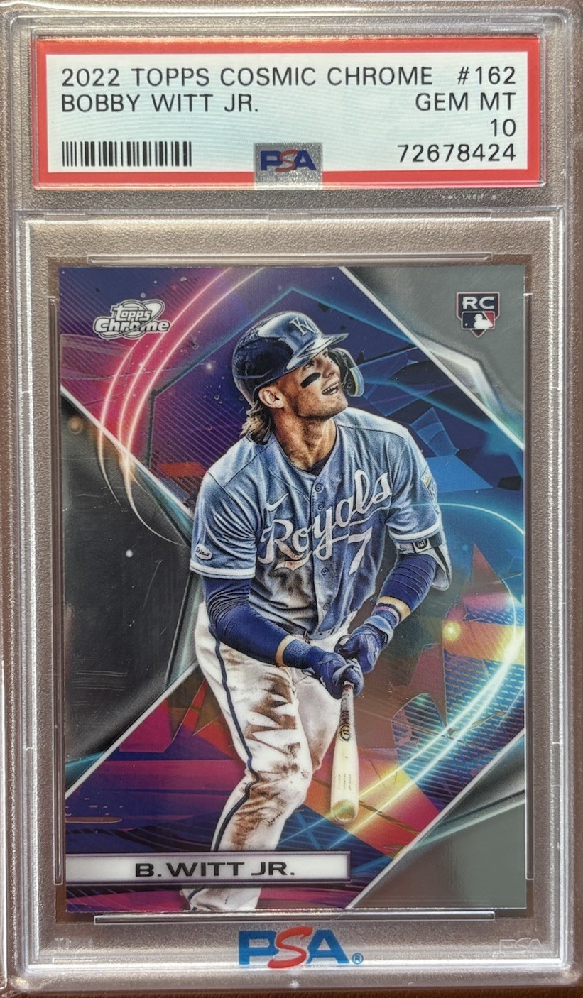 2022 Topps Cosmic Chrome Bobby Witt Jr. #162 (RC) PSA 10