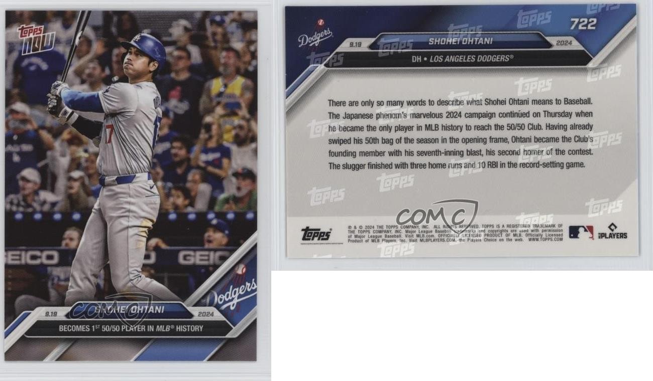2024 Topps Now /653737 Shohei Ohtani #722 0x4h
