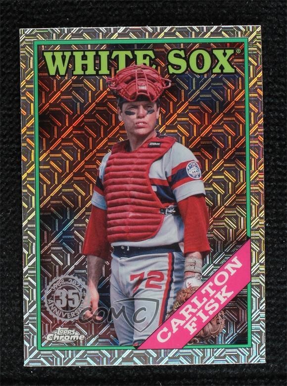 2023 Update 1988 Topps Chrome Silver Pack Mojo Carlton Fisk #T88CU-72 HOF 12g7
