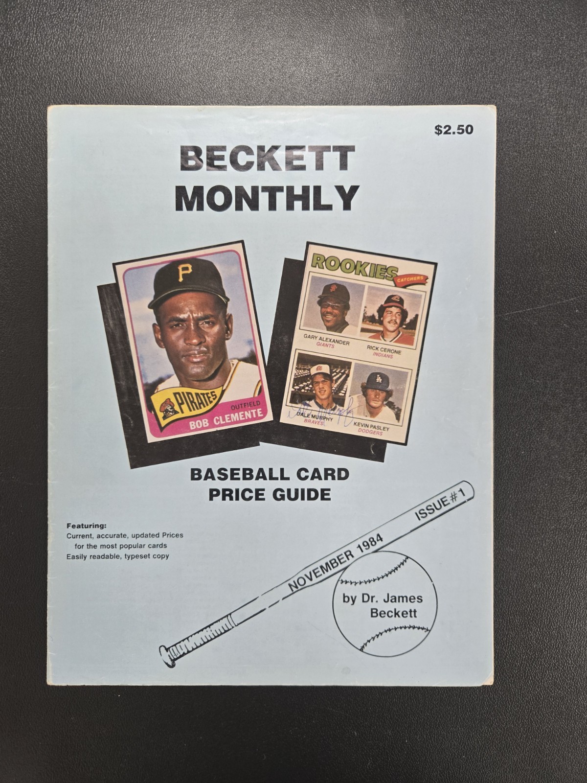 Beckett Monthly Baseball Card Price Guide Nov 1984 Issue #1 Not A Reprint