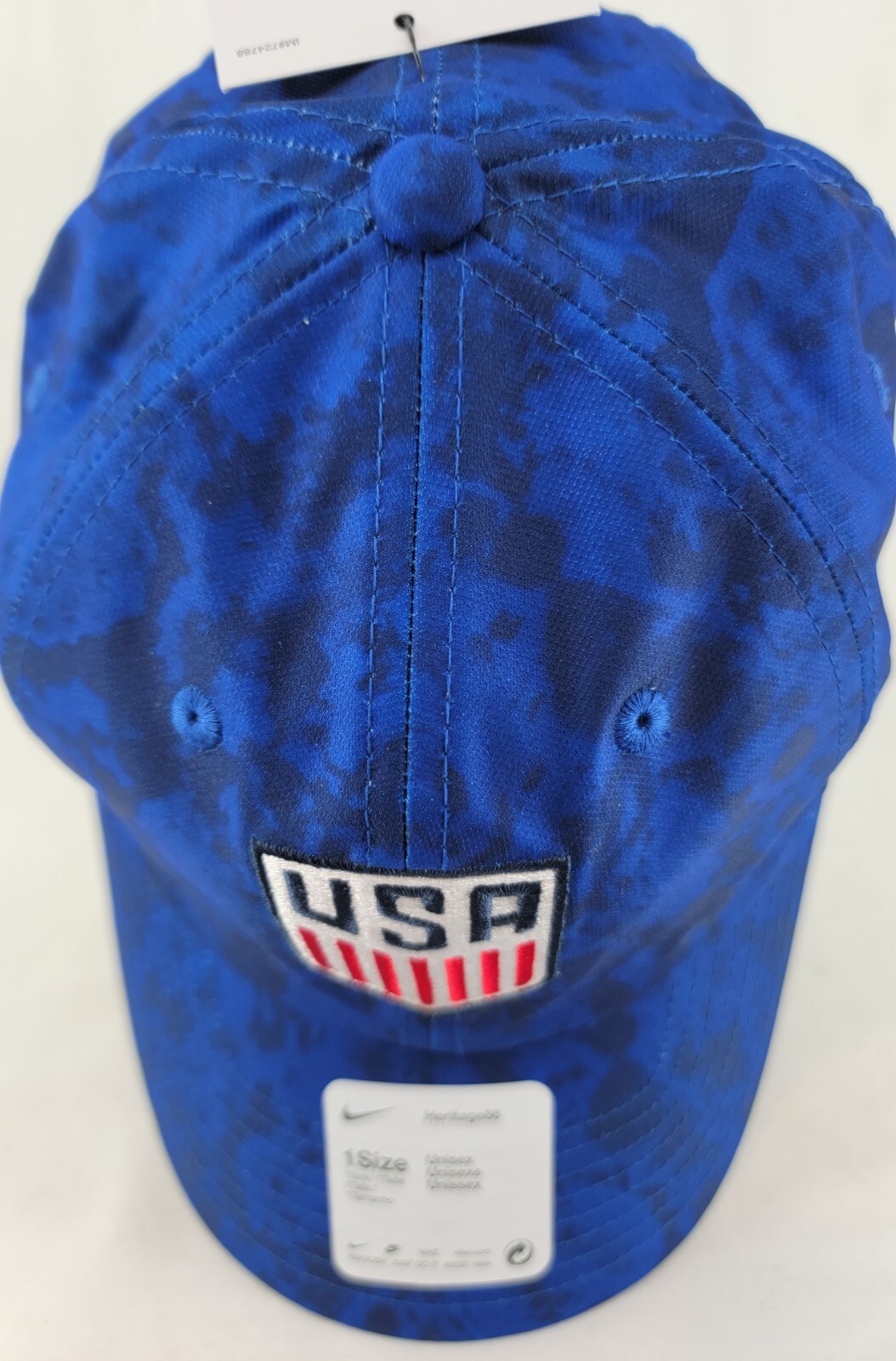 USA United States National Soccer Team Nike Heritage86 Wave Blue Cap Hat OSFM