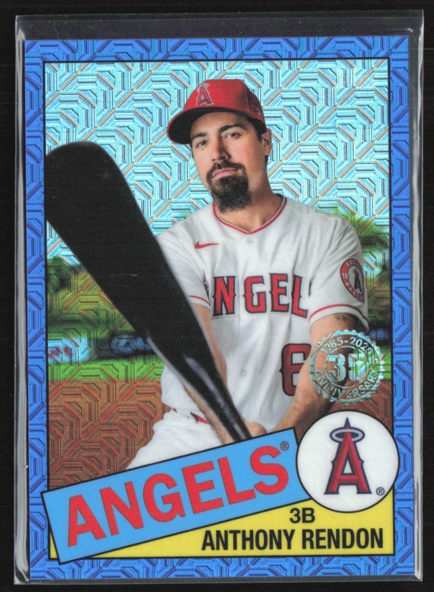 Anthony Rendon 2020 Topps Update 1985 Silver Pack Blue /150 #CPC-46 Los Angeles