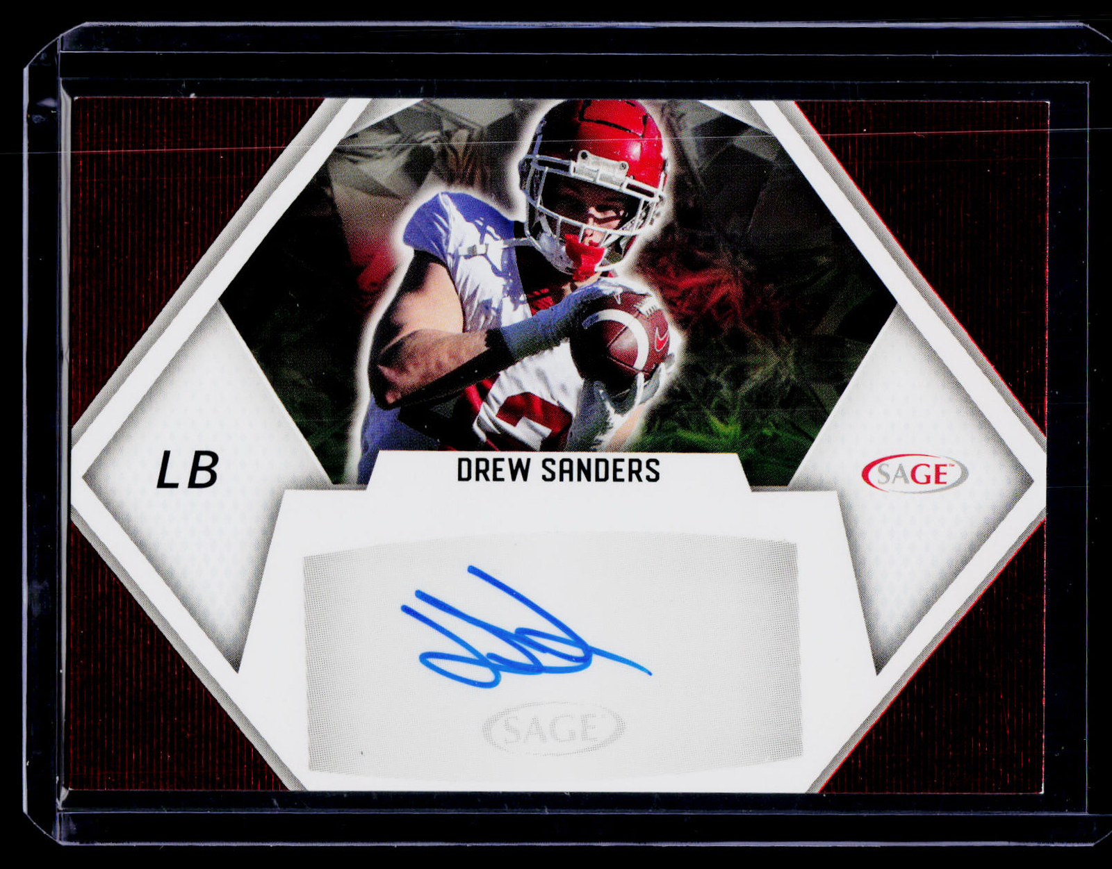 2023 SAGE HIT #A-DS2 Drew Sanders Autographs Red (High Series)