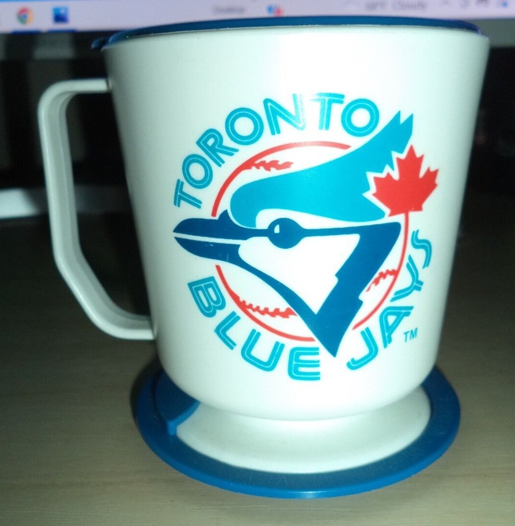 MLB Toronto Blue Jays Esso Imperial Oil Plastic Travel mug cup with Base