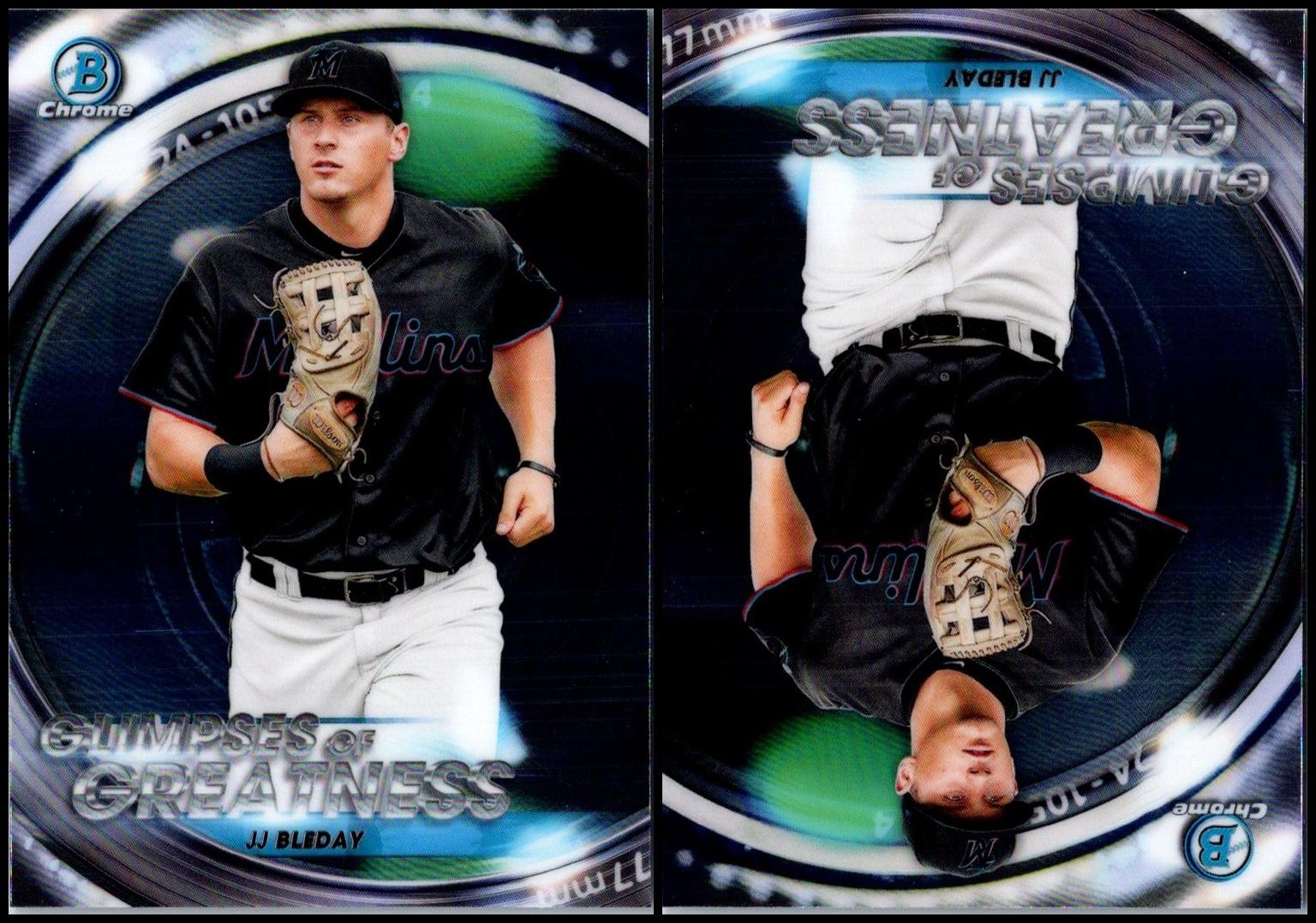 Bowman Draft Glimpses of Greatness JJ Bleday (2) Card Lot – GOING, GOING… ALM…
