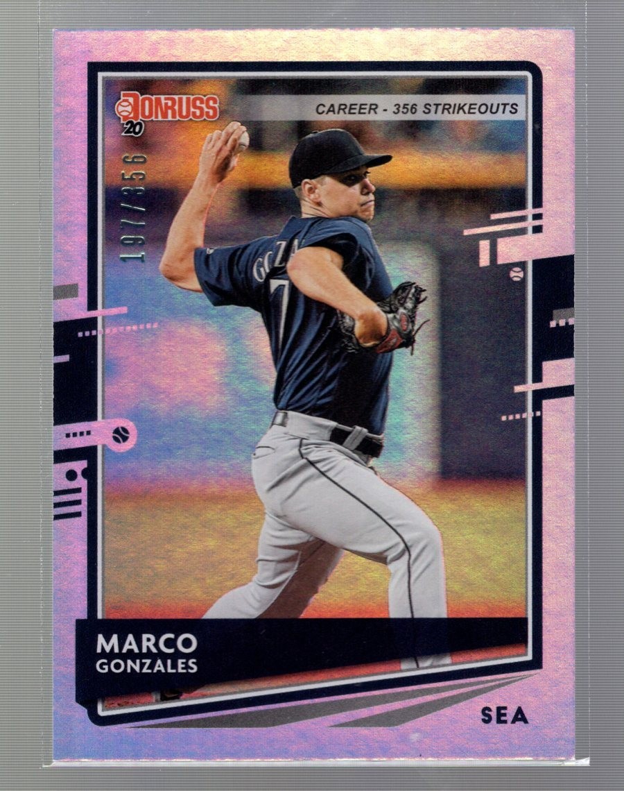 2020 Panini Donruss – Marco Gonzales #182 Stat Line /356