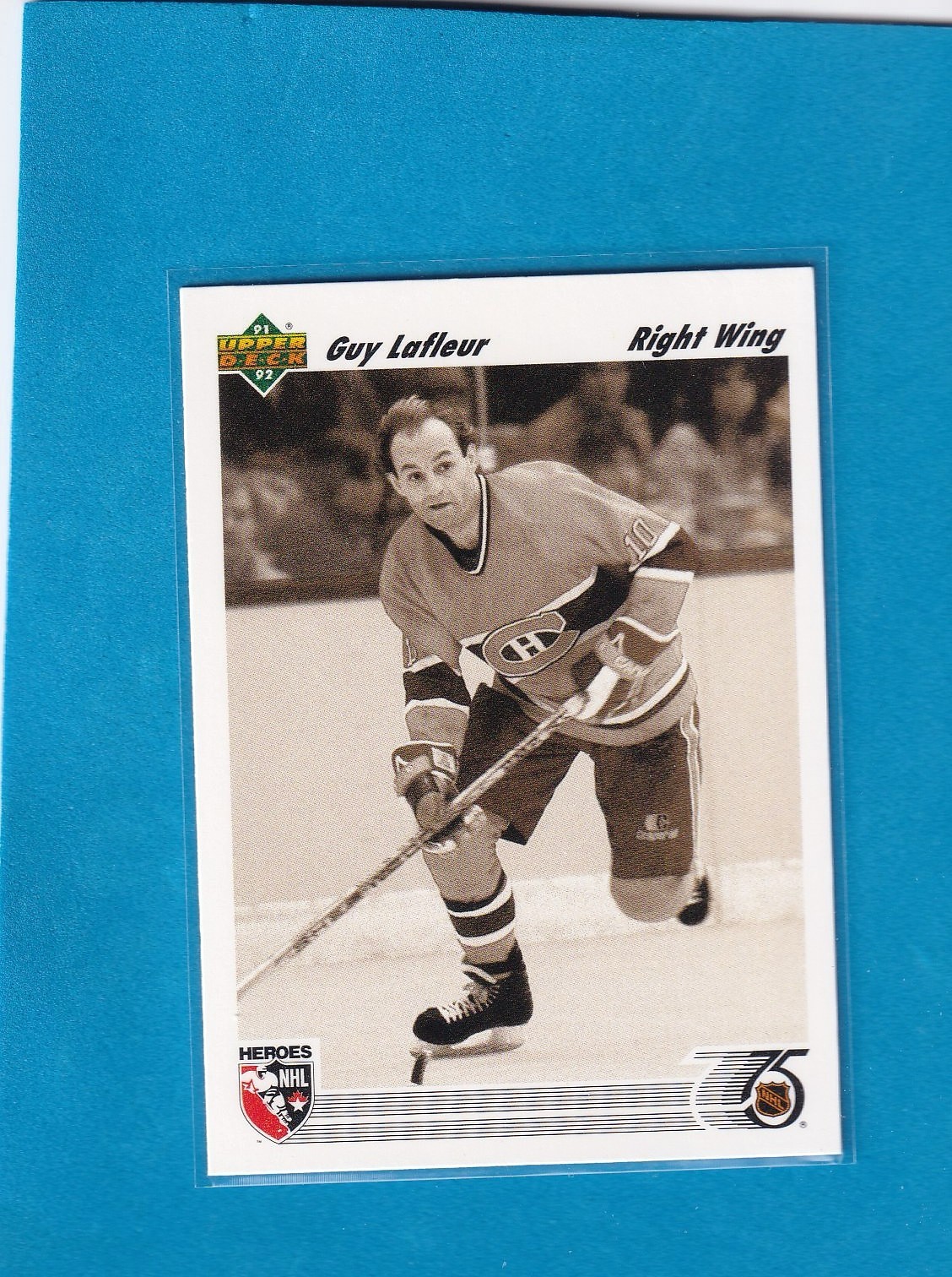 1991-92 Upper Deck – Heroes of the NHL Guy Lafleur #638