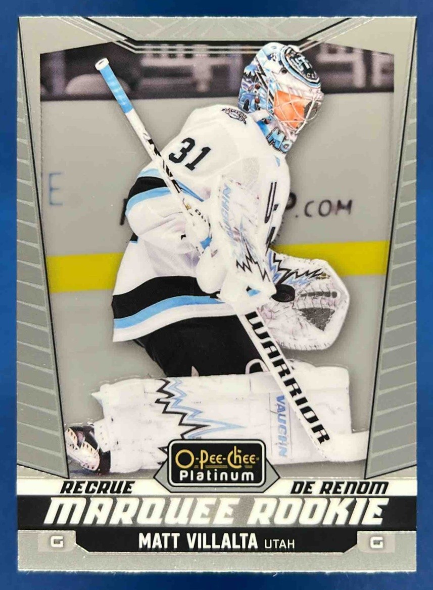 2024 OPC O-Pee-Chee Platinum Matt Villalta #214 RC Marquee Rookie Mammoth