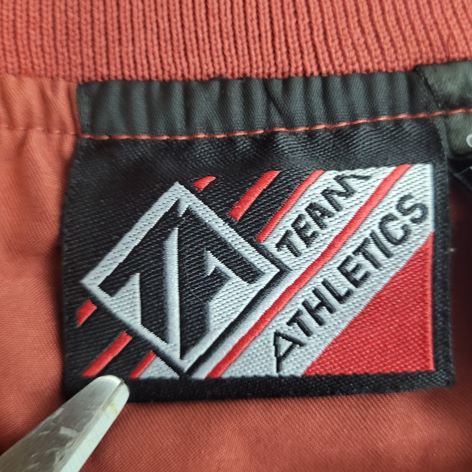 Arkansas Razorbacks Vest Mens Large L Red Team Athletics Windbreaker Pullover