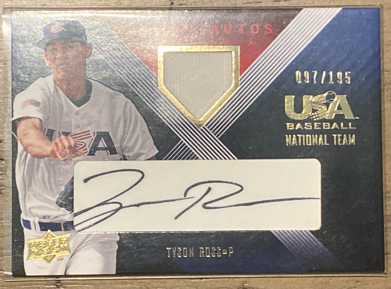 2008 USA National Team Jerseys Autographs #TRE Tyson Ross Auto Jersey /195