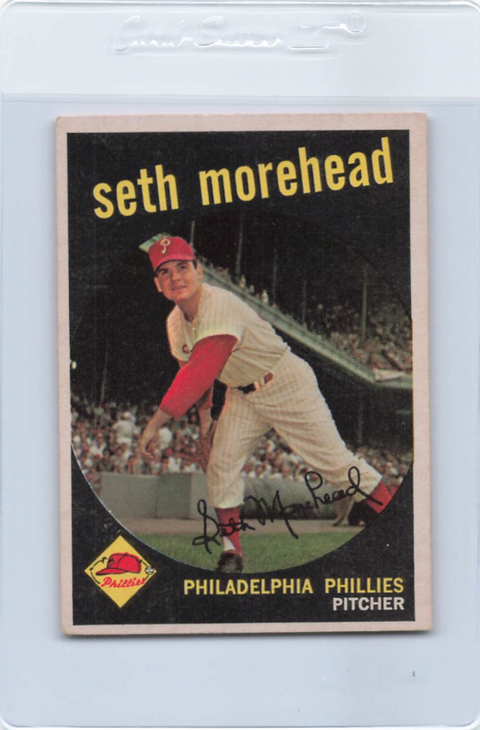 1959 Topps #253 Seth Morehead Phillies VG/EX *6740