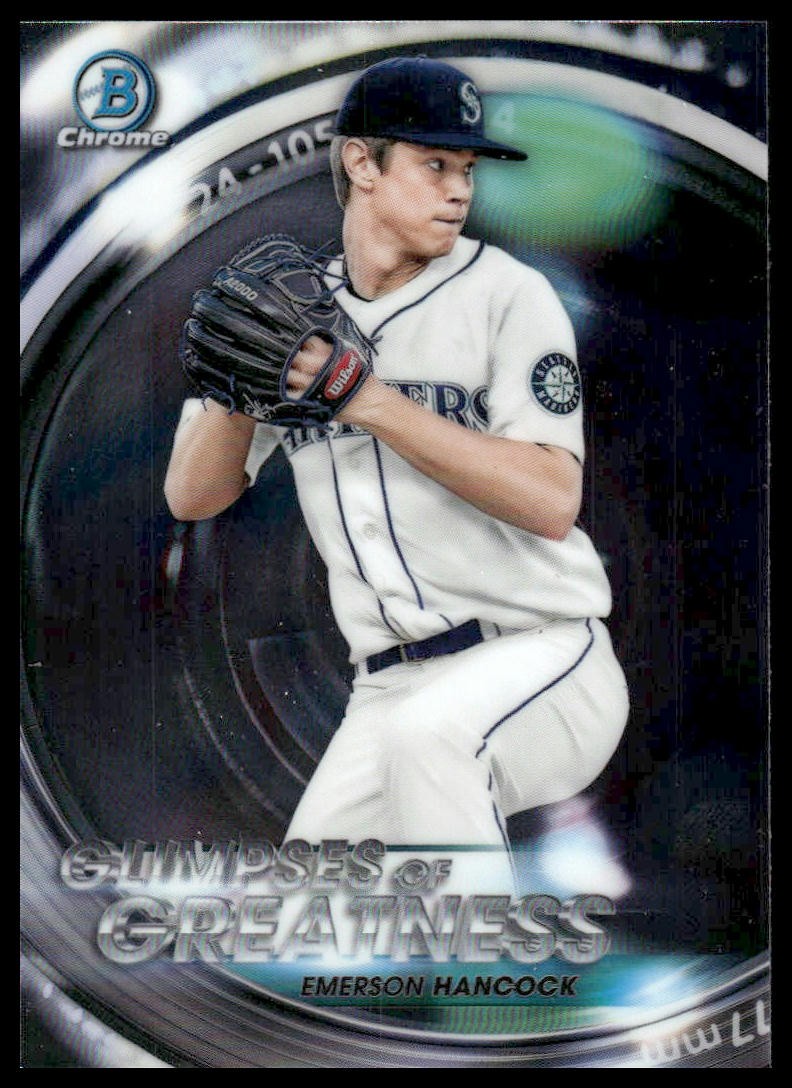 2020 Bowman Draft #GOG-EH Emerson Hancock Glimpses of Greatness Seattle Mariners