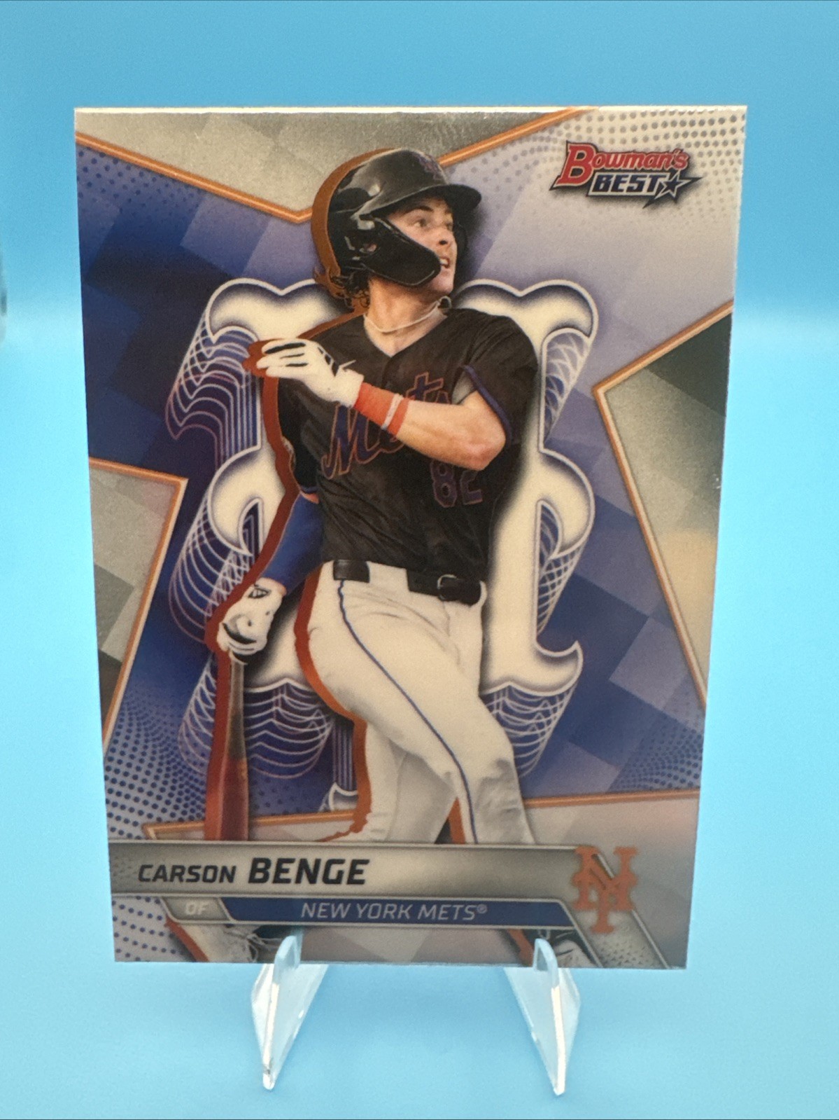2025 Bowman’s Best Carson Benge TP-22 Top Prospects New York Mets
