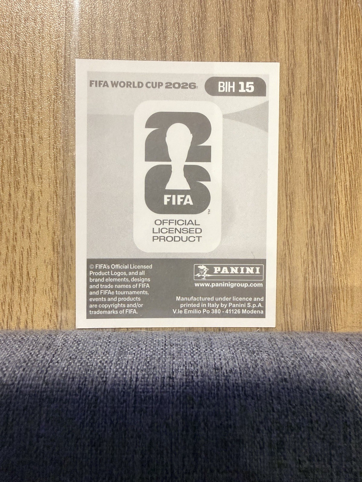 Panini FIFA WC 2026 Stickers-Rare Gold Crumple-BIH Bosnia & Herzegovina You Pick