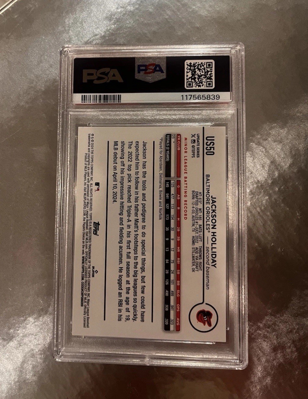 Rookie Autograph, numbered, psa 9 MLB Trading Card Lot Holliday, Sasaki, Burgos