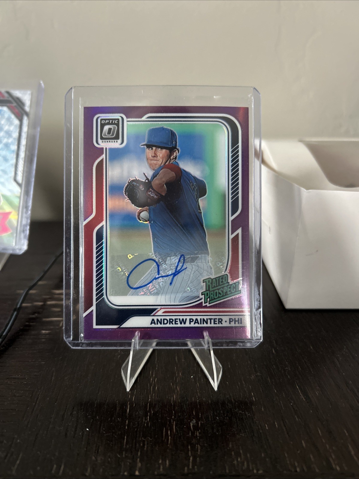 2026 DonRuss Baseball Rated Prospect Andrew Painter Auto 82/99
