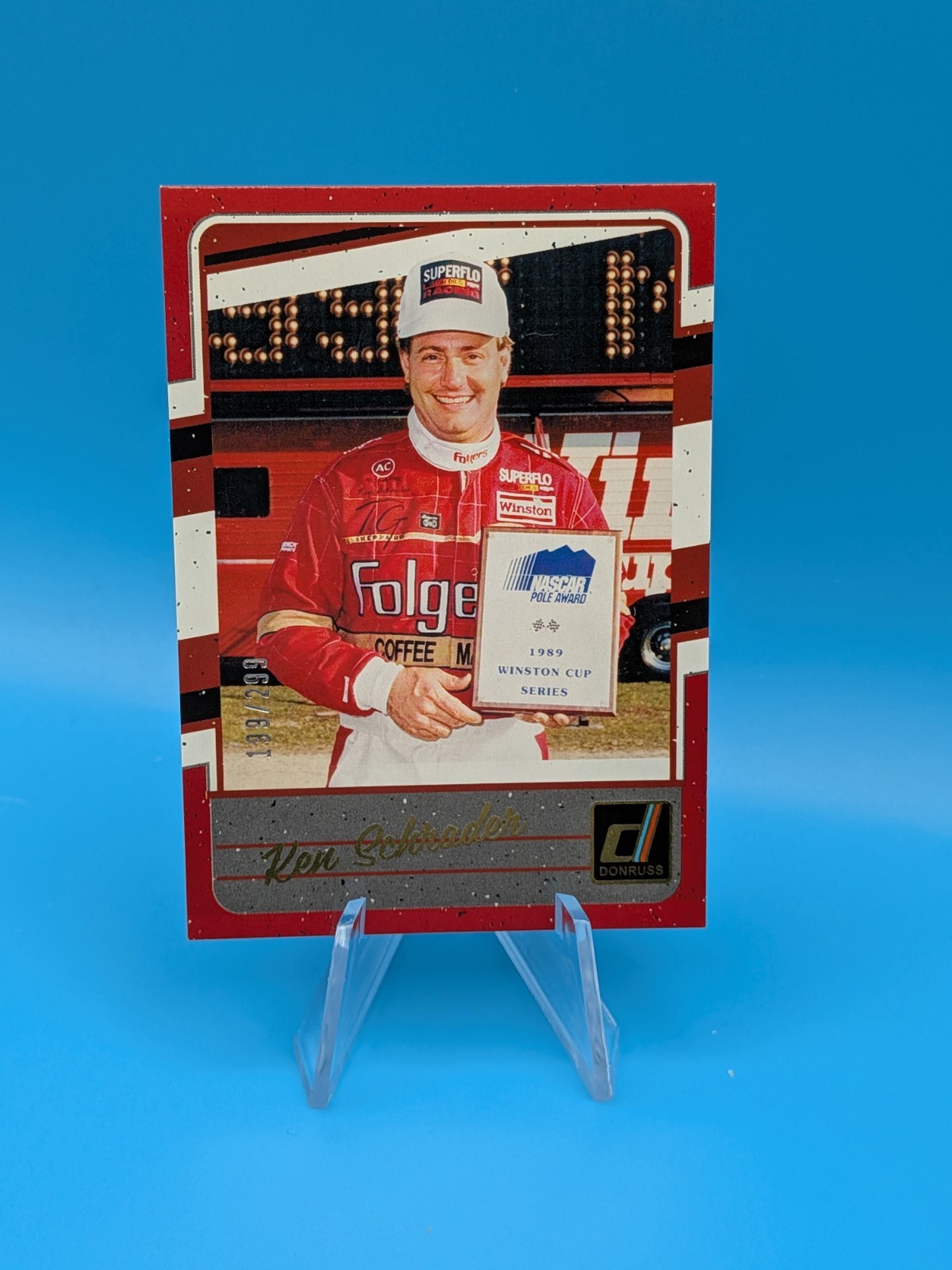 Ken Schrader 2026 Panini Donruss Racing NASCAR Throwback Red /299 #108