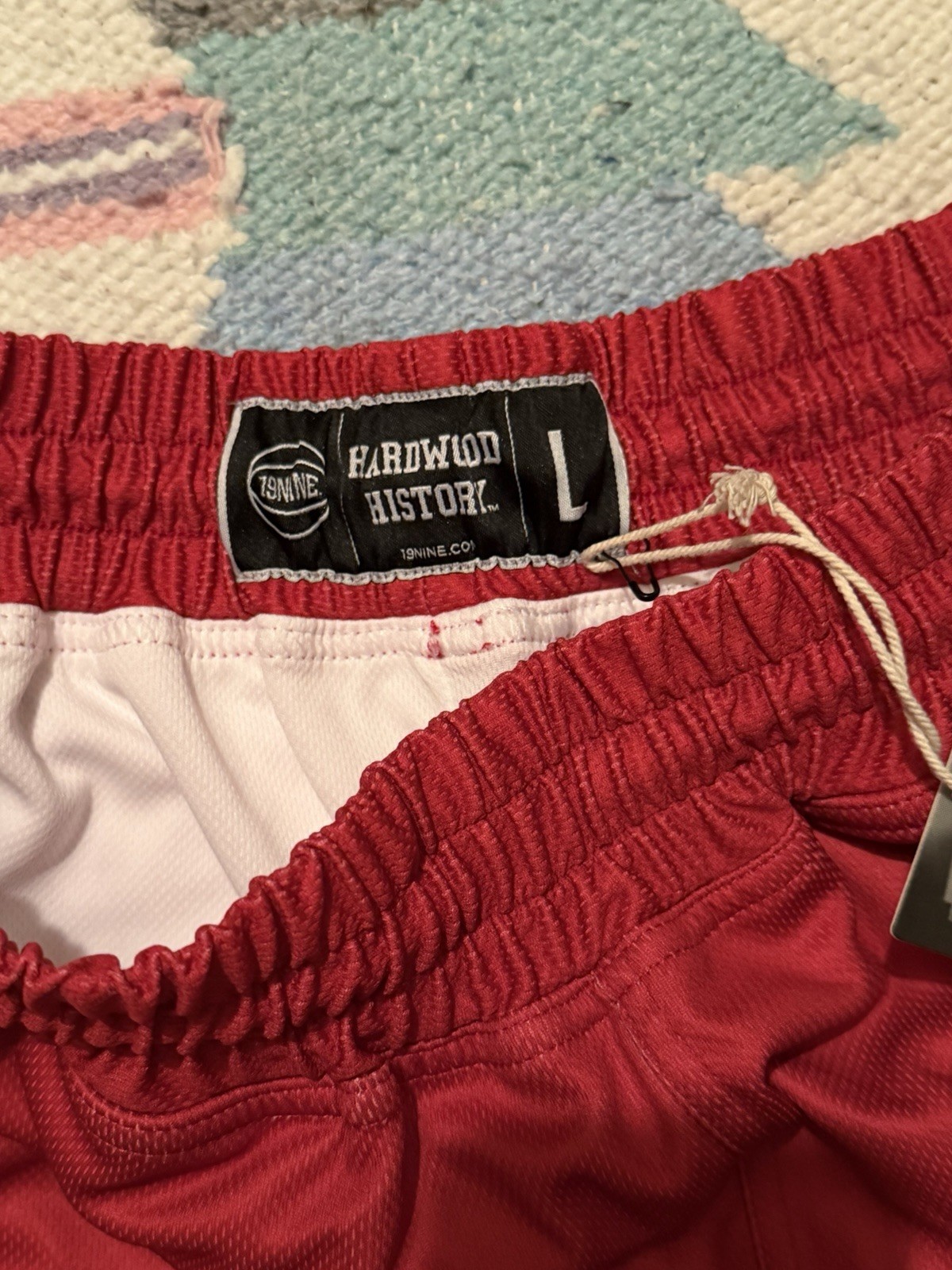Retro Arkansas Razorbacks 1993-1994 Game Basketball Shorts Size Large
