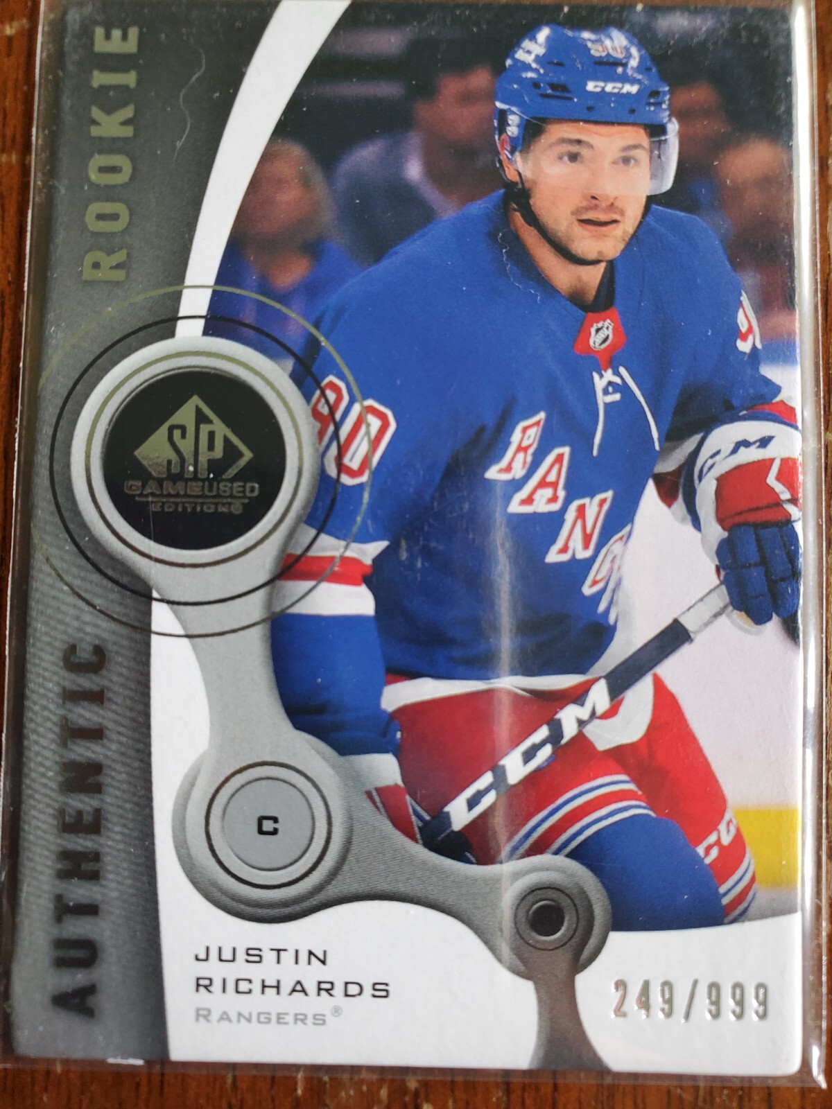 2021-22 SP Game Used 2005-06 Retro Rookies /999 Justin Richards #R-3 Rookie RC