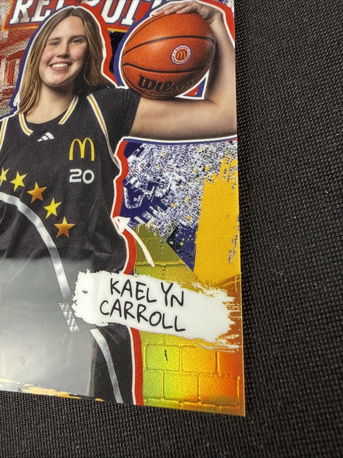 Kaelyn Carroll Rookie 2025 Topps Chrome McDonald’s Top Recruits Gold /50 #TP-22