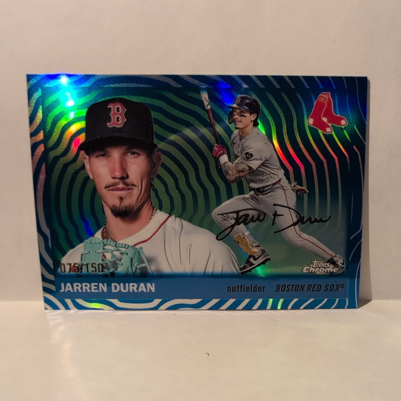 2025 Topps Chrome Platinum Jarren Duran #2 Blue Vibrations /150 Free Shipping