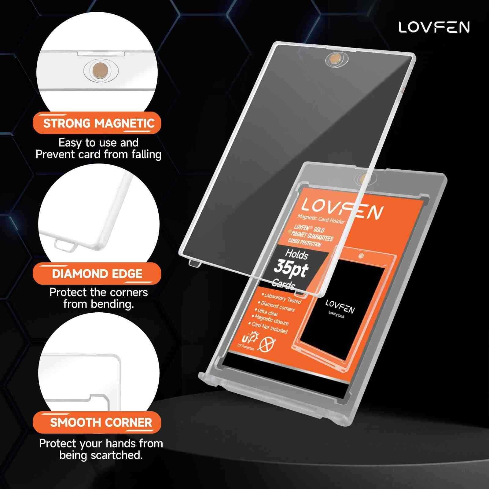 50/200/400 Pack Ultra-thin Magnetic One Touch Card Holder For 35PT Pokemon Cards